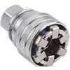 Lagnlnaoy Presa regolabile da 3/8 '' a 3/4 '' manicotto universale 10-19mm presa magica trapano elettrico chiave convertitore strumento di riparazione manuale di potenza