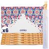 orinko 6 bastoncini di Siwak + 1 custodia protettiva + 1 custodia per il trasporto in cotone - Miswak spazzolino da denti naturale ecologico e vegano - cura della bocca tradizionale e sbiancamento dei denti