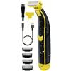 SOKTDO Rasoio elettrico Wet And Dry for il corpo intero, rasoio Wet And Dry ricaricabile impermeabile for barba e baffi da uomo, for viso e corpo