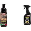 Ma-Fra 1133173 Charme Detergente Schiuma Pelle, 150 ml & Fallout Iron Remover, Decontaminante Rapido, Elimina i Residui Ferrosi dalla Carrozzeria e Cerchi in Lega Auto, nel Formato da 500 ml