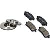 Brembo 09.A968.24 - Disco Freno Anteriore - Set di 2 dischi & P 24 072 - Pastiglia Freno - Anteriore