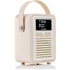 Viewquest View Quest Retro Mini Radio DAB/DAB+/Bt Incl. powerbank, beige