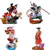 Megahouse One Piece Petitrama PVC Mini-Statue Logbox Re Birth Wano Kuni Vol. 1 Set 9 cm
