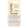 Nail HQ Almond Lemon French 24 pz