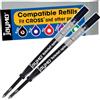 Jaymo Ricambio per Cross Slim 8910-1 - Misure 4 in / 102 mm di lunghezza - Ricarica gel - 2 nero