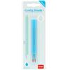 Tinta Unita Set di 2 Refill per Penna Gel Lovely Friends - Inchiostro Azzurro - compatibile con Legami