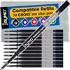 Jaymo Ricambio per Cross Slim 8910-1 - Misure 4 in / 102 mm di lunghezza - Ricarica gel - 12 nero