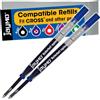 Jaymo Ricambio per Cross Slim 8910-2 - Misure 4 in / 102 mm di lunghezza - Ricarica gel - 2 blu