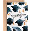 Greeting Cards for Everyone Biglietto Laurea - Biglietto Auguri Laurea Uomo o Donna Originali - Bigliettini Auguri Diploma Maturità - Regali per la Laurea Donna - Biglietto Congratulazioni Esame Di - Greeting EU 37