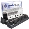 Trade-Shop Confezione combinata di alta qualità con lamina da barba e rasoio a blocco compatibile con Braun 65563000 Micron 1000 universal 65563700 Micron 1000 universal