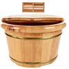ANIFM Secchio per pediluvio in Legno Bacinella per Piedi in Legno Vasca per Piedi per Adulti Botte di Legno di Cedro Vasca per pediluvio per Uso Domestico Barili per Pedicure Massaggio del Punto di