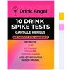 Drink Angel Kit per test antidroga per bevande, confezione da 10 kit discreti per test antidroga per ketamina e GHB, test antidroga clinicamente testati, test anti-picchi, prevenzione delle punture