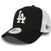 New Era Clean Trucker Los Angeles Snapback cap, Uomo, Black White, OSFA (55.8 cm - 60.6 cm)