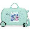 Disney Joumma - Valigia per bambini Disney Beach&Love, 50 x 38 x 20 cm, rigida in ABS, chiusura a combinazione laterale, 34 l, 2,1 kg, 2 ruote doppie, bagaglio a mano
