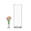 Oungy Vaso in vetro cilindrico, alto 35 cm, grande, in vetro, grande, moderno, diametro 12 cm, cilindro, per candele galleggianti, per decorazioni di nozze, soggiorno