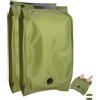 HNYQQL Sacchetti di tenuta sottovuoto in tessuto riutilizzabile per i vestiti - media compressione da viaggio Essentials con pompa manuale, panno Oxford resistente agli strappi per bagagli (verde militare-2L