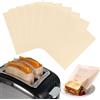 VQUNBG 8 pz Sacchetto per tostapane, borsa riutilizzabile Antiaderente per tostapane, può essere utilizzato Sacchetti Sandwich Pane Pizza Tasche in Microonde Forno Grill