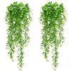 Hyakoz 2 Pezzi Finta pianta rampicante Piante Artificiali Sospese Piante Finte da Esterno Edera Finta Artificiale per Matrimoni, Giardini, Decorazioni Murali