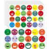 QLEUIFT 1200 pcs Felice,Triste,25mm Pezzi Smile Adesivi Etichetta - Varie emozioni ed espressioni