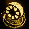 kefflum Tubo luminoso a LED, tubo led, barra luminosa a catena leggera 36LEDs / M tubo per interno ed esterno IP65 30M bianco caldo