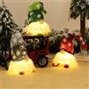 Bseical 3 Pezzi Gnomi Natalizi con Gambe Peluche LED Luce Luminosi, con Cappello, Addobbi di Natale Elfo Stoffa, Decorazione Casa, Ornamenti Regalo