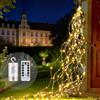 Yomistar Luci di Natale 2M 200 LED Luci Led a Batteria con Telecomando, Timer,8 Modalità Fascio di Luci Impermeabile Luci Albero di Natale Cascata Luminosa per Natalizia Interno Esterno Decorazione