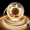TTWAY Striscia LED COB USB 2M, 5V 3000K LED Striscia con 320LEDs/M, CRI 90+, larghezza 8mm, Luci LED Bianco Caldo per retroilluminazione TV, Specchio, Armadio, Scala, Decorazione Domesticass
