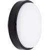 Ledvion - Plafoniera LED Soffitto, IP65, 20W, 2000Lm, 2700/4000/6000 K, Nero, 220-240V, Lampada da Cantina, Lampada da Parete, Interno, Esterno