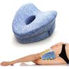 MEKLITRZ Cuscino di allineamento, cuscini di allineamento per chi dorme di lato, sollievo dal dolore alla sciatica P_illow, allevia il dolore all'anca e la sciatica, cuscino per gambe migliorate, goditi un