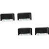 Yardwe Luce Solare per Recinzione LED da Giardino, Set 4 Pezzi IP65 Nero