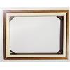 Artecentro cornice dorata per quadri - oro/colore con o senza passepartout in legno-varie misure (oro/avorio, 40x50 +passepartout)