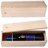 Kaslaider Scatola in Legno per Vino, Bottiglie di Vino Scatola Regalo con Coperchio Scorrevole, Cassette Confezione Regalo in Legno di Vino per Feste Compleanno Matrimoni