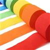 SUNBEAUTY Rotoli di carta crespa per decorazioni per feste Confezione da 5 10M (28 mm) Colorato