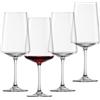 SCHOTT ZWIESEL Bicchiere da vino rosso MioVino (set di 4), moderni bicchieri da vino per vino rosso, bicchieri in cristallo Tritan lavabili in lavastoviglie, Made in Germany (art. 124051)