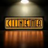 Maimeili Cinema RGB LED Neon Lightbox Dimmable Wall Mountable Pulsing Studio Warning Sign per Cinema Biblioteche Caffè Home Company Desk Wall Decor Alimentato da USB