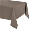 BEAUTEX Elegante tovaglia con aspetto naturale in lino, tovaglia e centrotavola Lina, dimensioni e colore a scelta (rettangolare 160x300 cm, nocciola)