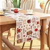 Encasa XO Runner Tavola Boho Jacquard, Vintage 13x98 Caffè espresso