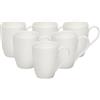 like. by Villeroy & Boch vivo - Villeroy & Boch Group - Basic White Tazza Con Manico Set di 6 Bianco, Lavabile in Lavastoviglie, Adatto per Microonde, Tazzine Caffè Ceramica, Tazze Caffe Moderne, Porcellana Premium