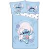 Jerry Fabrics Lilo e Stitch Wave Copripiumino Singolo 140x200 + Federa 70x90 Cotone