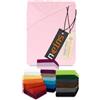 npluseins Lenzuolo con angoli classico in jersey - tanti colori e misure - 100% cotone 159.192, 80-90 x 190 cm, rosa