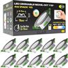 CLAR - Downlight LED da Incasso Soffitto, Faretti LED per Interni Dimmerabili 4W, Selettore 3 Tonalità, Nichel (Pack 10)