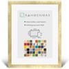 RahmenMax Morena - Cornice portafoto in legno, 23 x 31 cm, moderna, profilo molto angolare, 31 x 23 cm, ampia scelta di colori: oro antico con vetro sintetico trasparente 1 mm