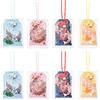WEBEEDY Amuleto Omamori giapponese 8 pezzi 4 stili di Koi Hanging Bustina Charms Santuario Amuleto Fortunato Buona Fortuna Bustina per Buona Fortuna