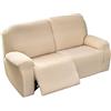 FIBITA Copridivano Reclinabile per 2 Posti, Copripoltrona Relax elasticizzato 6 Pezzi Moderna Morbido Fodera per Poltrona Reclinabile Copridivano Sofa Protettore Lavabile (Color : #21)