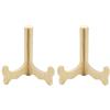 Tiardey Supporto per piatti in legno da 2 pezzi, espositore per cavalletto, supporto per piatti, espositore per foto di libri, supporto per libri