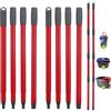 Sgizoku 2 manici di ricambio compatibili con Viledar/O-cedars Spin Turbo Mops Refill per Turbo Smart/EasyWring e accessori per la pulizia dei moci, panno non incluso,147cmx2Pack