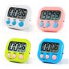 Houdian 4 Pezzi Digitale Timer da Cucina, Timer Multifunzione con Supporto/Magnetico/Buco, Conteggio Fino e Conto Alla Rovescia Timer per Cottura al Forno, Cucina, Studio, Allenamento Fisico