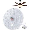 KINGYEENUO Modulo di alimentazione LED da 18 W con supporto magnetico, modulo LED rotondo da 15,5 cm di diametro, luce diurna 6000 K per lampade da soffitto, lampade da parete, sostituzione delle