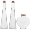 Garneck 3 Pz Unità Cerimonia Della Sabbia Kit Per Il Matrimonio Vaso Decorativo Fatto A Mano Set Con Coperchi Di Sughero Sabbia Matrimonio Vasetti Di Decorativo Contenitore Per La