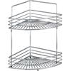 Wenko 16821100 Angoliera Milano, 2 Ripiani, Acciaio, 22 x 37 x 31,5 cm, Cromo